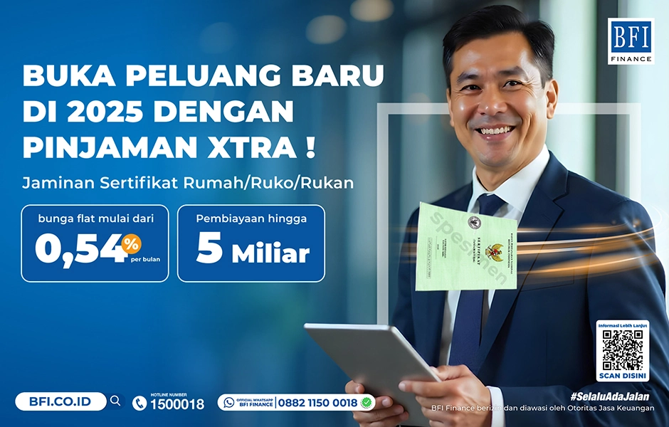 Pinjaman Jaminan Sertifikat Rumah - Bunga Flat Extra Ringan Mulai 0.54%/bulan