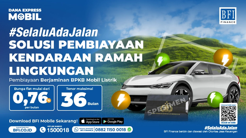 BFI Dana Express Mobil - Ubah Mobil Listrik Jadi Uang Tunai!
