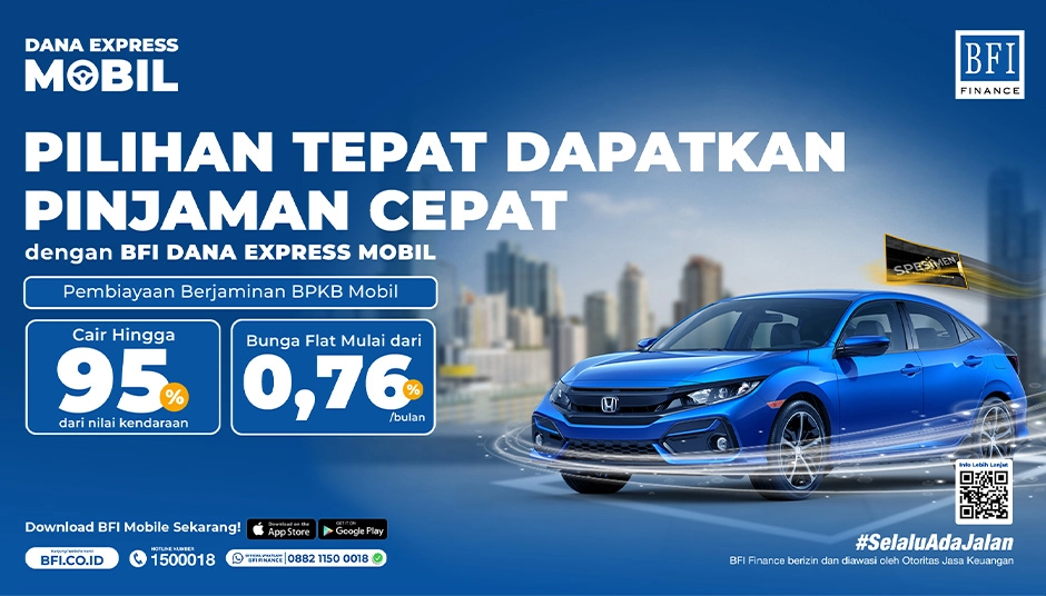 BFI Dana Express Car - Cash Loan Guaranteed by Car BPKB - Superdeal Package