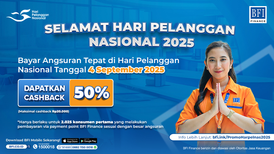 National Customer Day Promo 2025 - CASPER (September Installment Cashback)